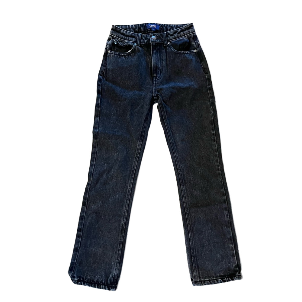 🆕 NWT Cavalli Class High Rise Cropped Jeans Black 24